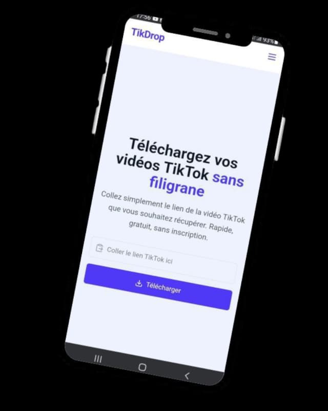 TikTok download illustration