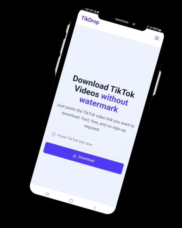 TikTok download illustration