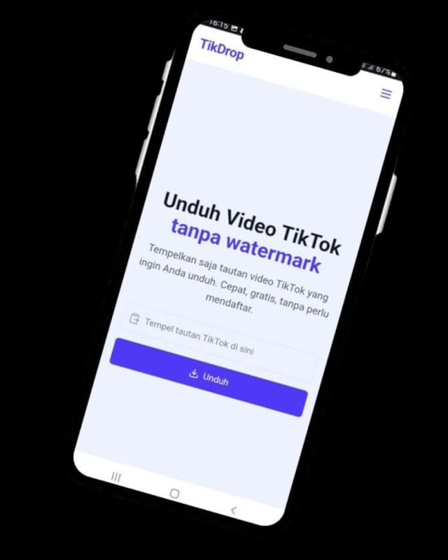 TikTok download illustration